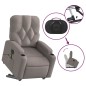 vidaXL Elektrischer Massagesessel mit Aufstehhilfe Taupe Stoff vidaXL Elektrischer Massagesessel mit Aufstehhilfe Taupe Stoff