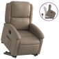 vidaXL Relaxsessel mit Aufstehhilfe Cappuccino-Braun Kunstleder vidaXL Relaxsessel mit Aufstehhilfe Cappuccino-Braun Kunstleder