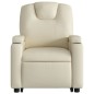 vidaXL Relaxsessel mit Aufstehhilfe Creme Kunstleder vidaXL Relaxsessel mit Aufstehhilfe Creme Kunstleder