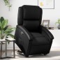 vidaXL Relaxsessel mit Aufstehhilfe Schwarz Kunstleder vidaXL Relaxsessel mit Aufstehhilfe Schwarz Kunstleder