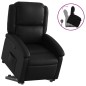 vidaXL Relaxsessel mit Aufstehhilfe Schwarz Kunstleder vidaXL Relaxsessel mit Aufstehhilfe Schwarz Kunstleder