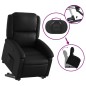 vidaXL Relaxsessel mit Aufstehhilfe Schwarz Kunstleder vidaXL Relaxsessel mit Aufstehhilfe Schwarz Kunstleder