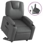 vidaXL Relaxsessel mit Aufstehhilfe Grau Kunstleder vidaXL Relaxsessel mit Aufstehhilfe Grau Kunstleder