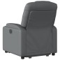 vidaXL Relaxsessel mit Aufstehhilfe Grau Kunstleder vidaXL Relaxsessel mit Aufstehhilfe Grau Kunstleder