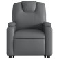 vidaXL Relaxsessel mit Aufstehhilfe Grau Kunstleder vidaXL Relaxsessel mit Aufstehhilfe Grau Kunstleder