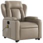 vidaXL Massagesessel mit Aufstehhilfe Cappuccino-Braun Kunstleder vidaXL Massagesessel mit Aufstehhilfe Cappuccino-Braun Kunstleder