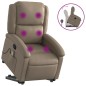 vidaXL Massagesessel mit Aufstehhilfe Cappuccino-Braun Kunstleder vidaXL Massagesessel mit Aufstehhilfe Cappuccino-Braun Kunstleder