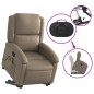 vidaXL Massagesessel mit Aufstehhilfe Cappuccino-Braun Kunstleder vidaXL Massagesessel mit Aufstehhilfe Cappuccino-Braun Kunstleder