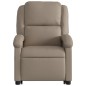 vidaXL Massagesessel mit Aufstehhilfe Cappuccino-Braun Kunstleder vidaXL Massagesessel mit Aufstehhilfe Cappuccino-Braun Kunstleder