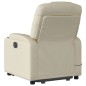 vidaXL Massagesessel mit Aufstehhilfe Creme Kunstleder vidaXL Massagesessel mit Aufstehhilfe Creme Kunstleder