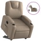 vidaXL Relaxsessel mit Aufstehhilfe Elektrisch Cappuccino Kunstleder vidaXL Relaxsessel mit Aufstehhilfe Elektrisch Cappuccino Kunstleder