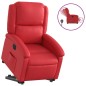 vidaXL Relaxsessel mit Aufstehhilfe Elektrisch Rot Kunstleder vidaXL Relaxsessel mit Aufstehhilfe Elektrisch Rot Kunstleder