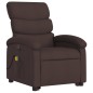 vidaXL Elektrischer Massagesessel mit Aufstehhilfe Dunkelbraun Stoff vidaXL Elektrischer Massagesessel mit Aufstehhilfe Dunkelbraun Stoff