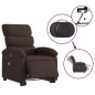 vidaXL Elektrischer Massagesessel mit Aufstehhilfe Dunkelbraun Stoff vidaXL Elektrischer Massagesessel mit Aufstehhilfe Dunkelbraun Stoff