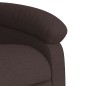 vidaXL Elektrischer Massagesessel mit Aufstehhilfe Dunkelbraun Stoff vidaXL Elektrischer Massagesessel mit Aufstehhilfe Dunkelbraun Stoff