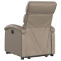 vidaXL Relaxsessel mit Aufstehhilfe Cappuccino-Braun Kunstleder vidaXL Relaxsessel mit Aufstehhilfe Cappuccino-Braun Kunstleder