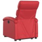 vidaXL Relaxsessel mit Aufstehhilfe Elektrisch Rot Kunstleder vidaXL Relaxsessel mit Aufstehhilfe Elektrisch Rot Kunstleder