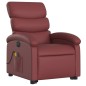 vidaXL Massagesessel mit Aufstehhilfe Elektrisch Weinrot Kunstleder vidaXL Massagesessel mit Aufstehhilfe Elektrisch Weinrot Kunstleder