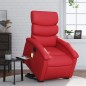 vidaXL Massagesessel mit Aufstehhilfe Rot Kunstleder vidaXL Massagesessel mit Aufstehhilfe Rot Kunstleder