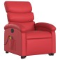 vidaXL Massagesessel mit Aufstehhilfe Rot Kunstleder vidaXL Massagesessel mit Aufstehhilfe Rot Kunstleder