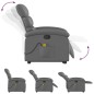 vidaXL Massagesessel mit Aufstehhilfe Grau Kunstleder vidaXL Massagesessel mit Aufstehhilfe Grau Kunstleder