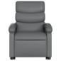 vidaXL Massagesessel mit Aufstehhilfe Grau Kunstleder vidaXL Massagesessel mit Aufstehhilfe Grau Kunstleder