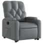 vidaXL Relaxsessel mit Aufstehhilfe Grau Kunstleder vidaXL Relaxsessel mit Aufstehhilfe Grau Kunstleder