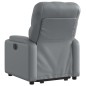 vidaXL Relaxsessel mit Aufstehhilfe Grau Kunstleder vidaXL Relaxsessel mit Aufstehhilfe Grau Kunstleder