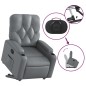 vidaXL Relaxsessel mit Aufstehhilfe Grau Kunstleder vidaXL Relaxsessel mit Aufstehhilfe Grau Kunstleder