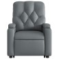 vidaXL Relaxsessel mit Aufstehhilfe Grau Kunstleder vidaXL Relaxsessel mit Aufstehhilfe Grau Kunstleder