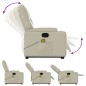 vidaXL Massagesessel mit Aufstehhilfe Creme Kunstleder vidaXL Massagesessel mit Aufstehhilfe Creme Kunstleder