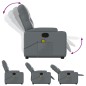 vidaXL Massagesessel mit Aufstehhilfe Grau Kunstleder vidaXL Massagesessel mit Aufstehhilfe Grau Kunstleder