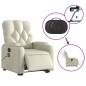 vidaXL Massagesessel mit Aufstehhilfe Elektrisch Creme Kunstleder vidaXL Massagesessel mit Aufstehhilfe Elektrisch Creme Kunstleder
