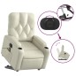vidaXL Massagesessel mit Aufstehhilfe Elektrisch Creme Kunstleder vidaXL Massagesessel mit Aufstehhilfe Elektrisch Creme Kunstleder