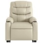 vidaXL Massagesessel mit Aufstehhilfe Elektrisch Creme Kunstleder vidaXL Massagesessel mit Aufstehhilfe Elektrisch Creme Kunstleder