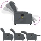 vidaXL Massagesessel mit Aufstehhilfe Elektrisch Grau Kunstleder vidaXL Massagesessel mit Aufstehhilfe Elektrisch Grau Kunstleder