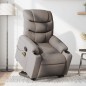 vidaXL Massagesessel mit Aufstehhilfe Taupe Stoff vidaXL Massagesessel mit Aufstehhilfe Taupe Stoff