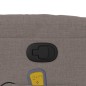 vidaXL Massagesessel mit Aufstehhilfe Taupe Stoff vidaXL Massagesessel mit Aufstehhilfe Taupe Stoff