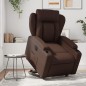 vidaXL Relaxsessel mit Aufstehhilfe Elektrisch Braun Kunstleder vidaXL Relaxsessel mit Aufstehhilfe Elektrisch Braun Kunstleder