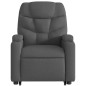 vidaXL Relaxsessel mit Aufstehhilfe Dunkelgrau Stoff vidaXL Relaxsessel mit Aufstehhilfe Dunkelgrau Stoff