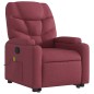 vidaXL Massagesessel mit Aufstehhilfe Weinrot Stoff vidaXL Massagesessel mit Aufstehhilfe Weinrot Stoff