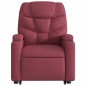 vidaXL Massagesessel mit Aufstehhilfe Weinrot Stoff vidaXL Massagesessel mit Aufstehhilfe Weinrot Stoff