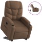 vidaXL Relaxsessel mit Aufstehhilfe Elektrisch Braun Stoff vidaXL Relaxsessel mit Aufstehhilfe Elektrisch Braun Stoff