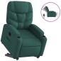 vidaXL Relaxsessel mit Aufstehhilfe Elektrisch Dunkelgrün Stoff vidaXL Relaxsessel mit Aufstehhilfe Elektrisch Dunkelgrün Stoff