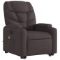 vidaXL Massagesessel mit Aufstehhilfe Dunkelbraun Stoff vidaXL Massagesessel mit Aufstehhilfe Dunkelbraun Stoff