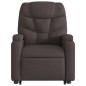 vidaXL Massagesessel mit Aufstehhilfe Dunkelbraun Stoff vidaXL Massagesessel mit Aufstehhilfe Dunkelbraun Stoff