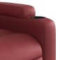 vidaXL Massagesessel mit Aufstehhilfe Elektrisch Weinrot Kunstleder vidaXL Massagesessel mit Aufstehhilfe Elektrisch Weinrot Kunstleder