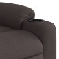 vidaXL Elektrischer Massagesessel mit Aufstehhilfe Dunkelbraun Stoff vidaXL Elektrischer Massagesessel mit Aufstehhilfe Dunkelbraun Stoff