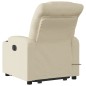vidaXL Elektrischer Massagesessel mit Aufstehhilfe Creme Stoff vidaXL Elektrischer Massagesessel mit Aufstehhilfe Creme Stoff