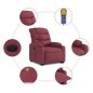 vidaXL Elektrischer Massagesessel mit Aufstehhilfe Weinrot Stoff vidaXL Elektrischer Massagesessel mit Aufstehhilfe Weinrot Stoff